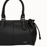 Sac cabas Elios noir vue de face rapprochée