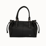 Sac cabas Elios noir vue de face sur fond neutre