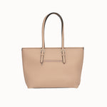 Sac cabas Cléo beige vue de face sans accessoire