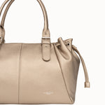 Sac cabas Elios champagne vue de profil sur fond blanc