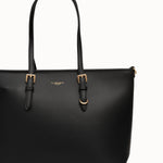 Sac cabas Audrey noir vue de face, plan large