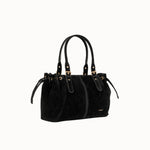 Sac cabas Garance noir vue de dos sur fond blanc