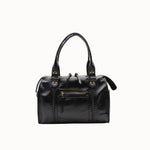 Sac à main Eléa noir vue de face sur fond blanc