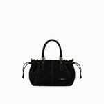 Sac à main Arles noir vue de face sur fond blanc