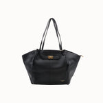 Sac cabas Alexa noir vue de face sur fond uni