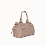 Sac cabas Elios beige vue de trois-quarts sur fond blanc