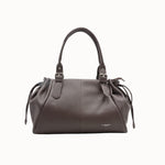 Sac cabas Elios chocolat vue de face sur fond blanc