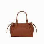 Sac cabas Elios camel vue de face sur fond blanc