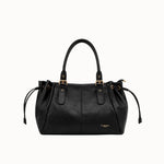 Sac à main Iria noir vue de face sur fond blanc